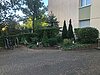 Eingangsbereich mit Fahrradständer 